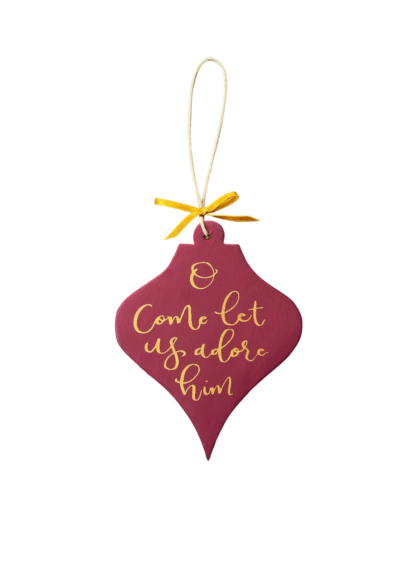 Adore Him Ornament
