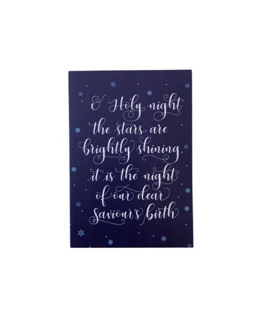 O Holy Night Card