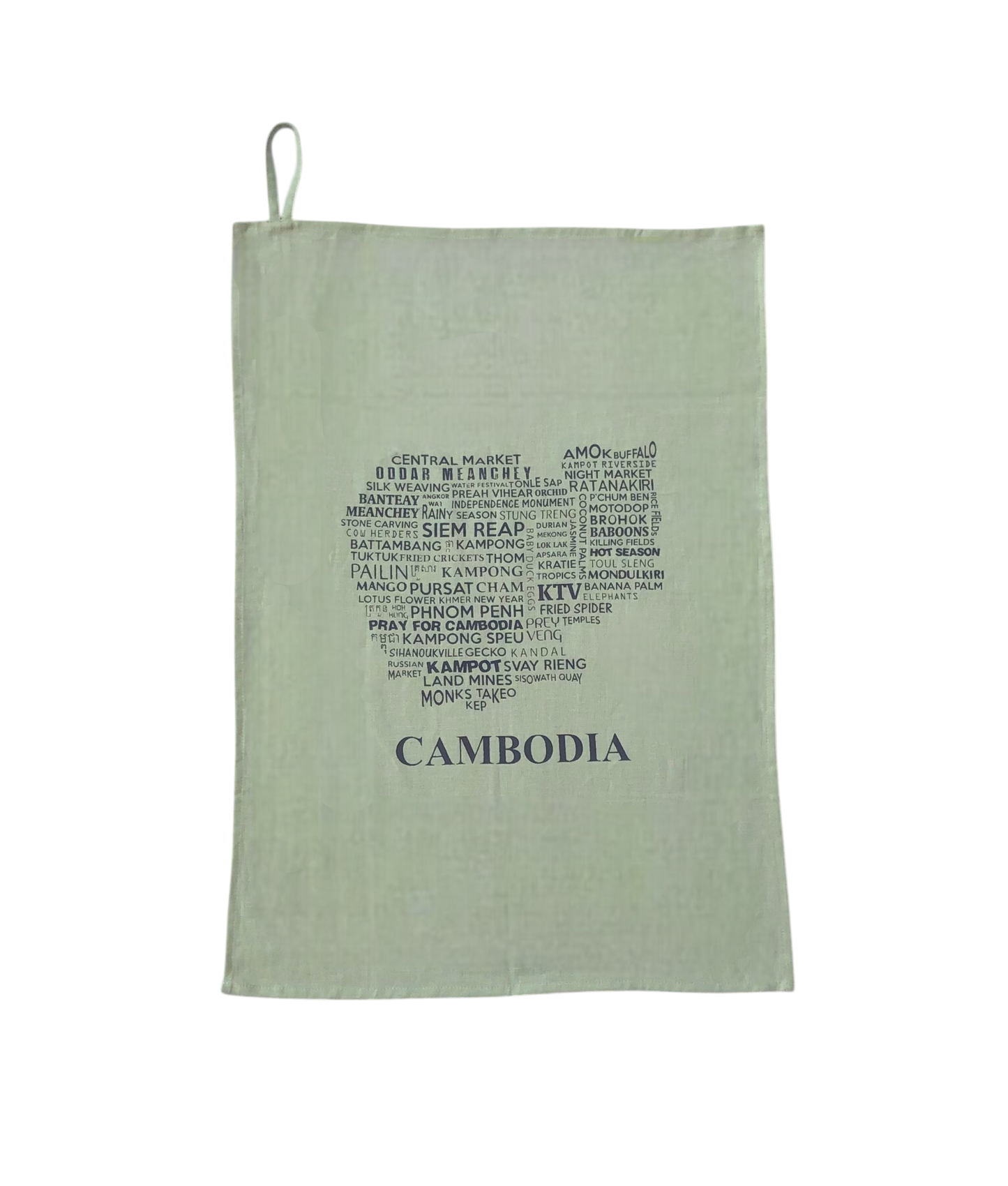 Map Tea Towel