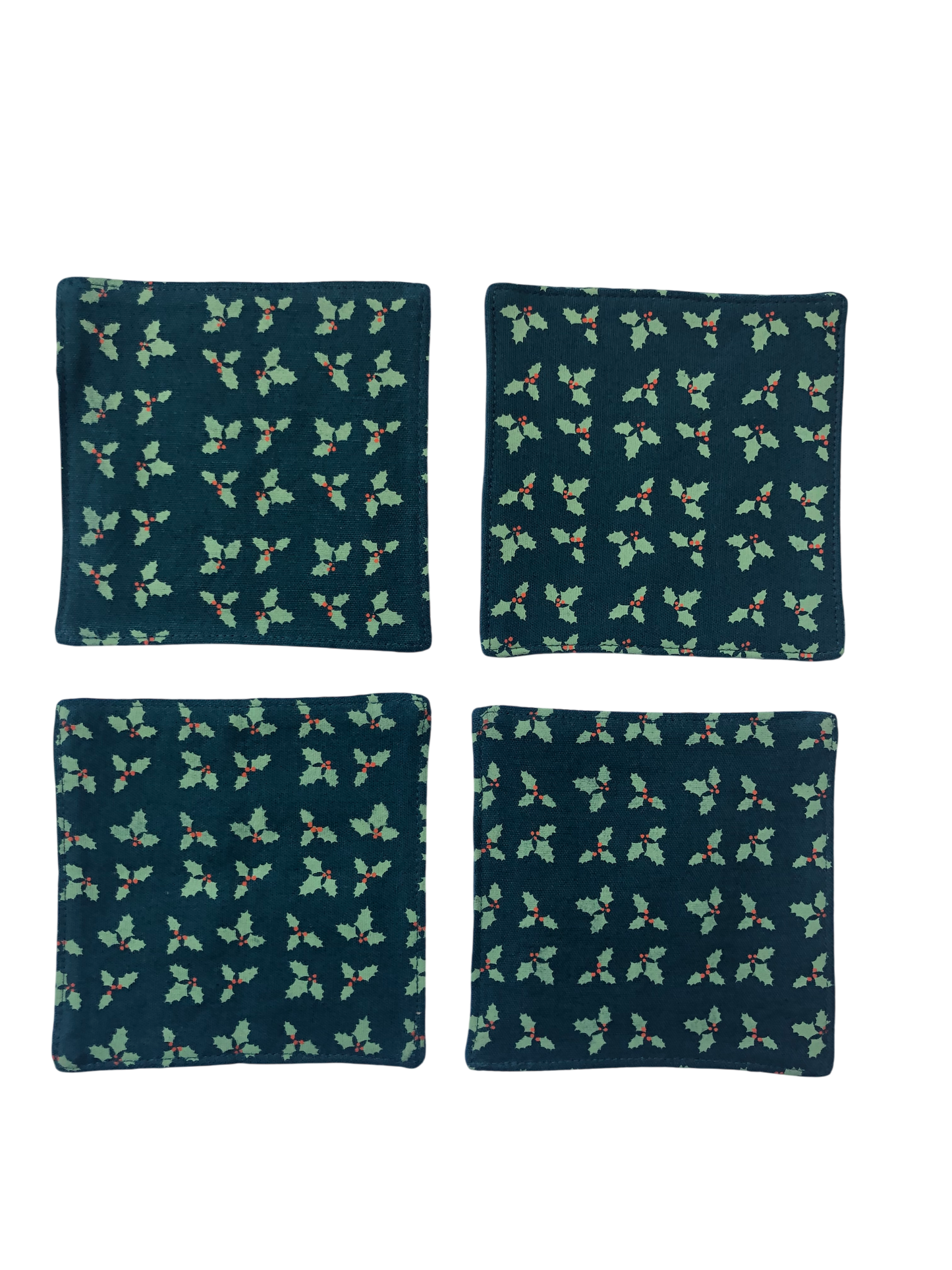 Holly Coasters (set of 4)
