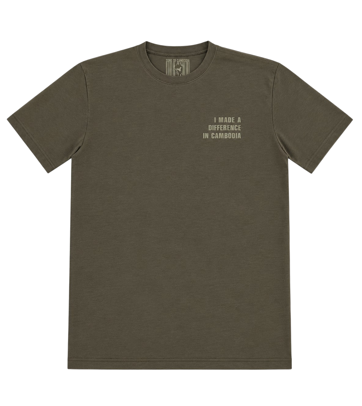 I made a difference men's t-shirt