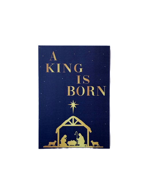 King is Born Card