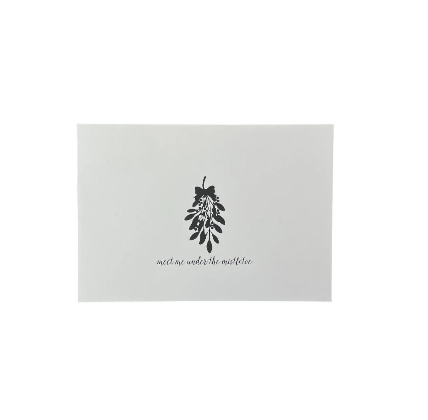 Mistletoe Christmas Card