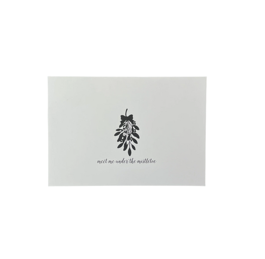 Mistletoe Christmas Card