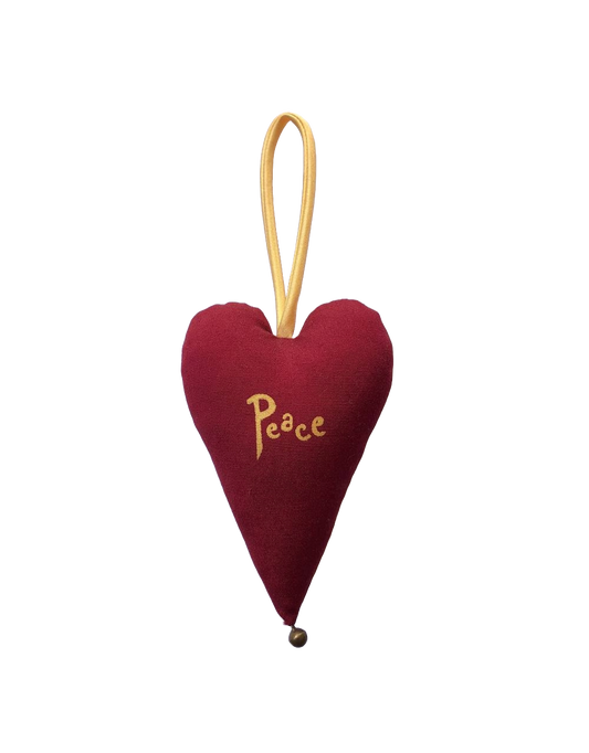 Peace Heart Ornament