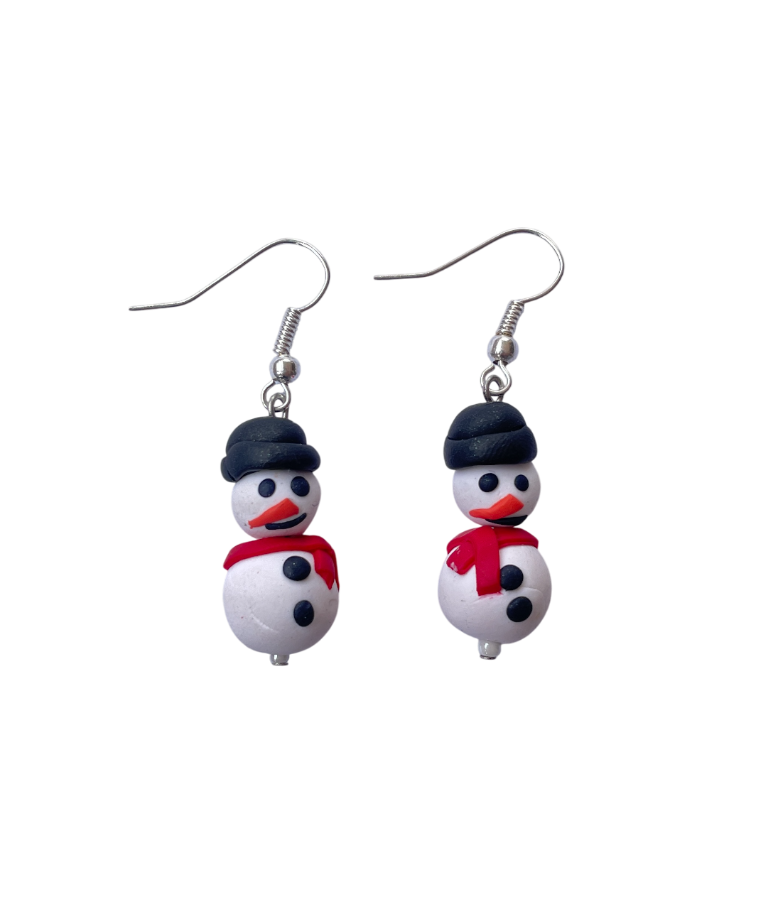 Snowman earrings
