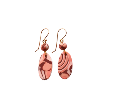Ancient Pink  Earrings