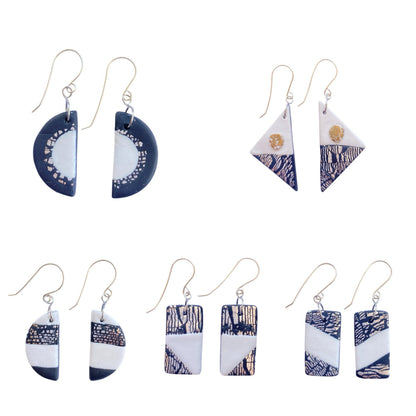 Angkor Silver Earrings