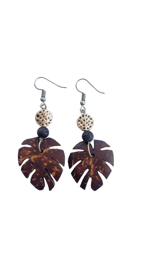 Coconut Leaf Earring