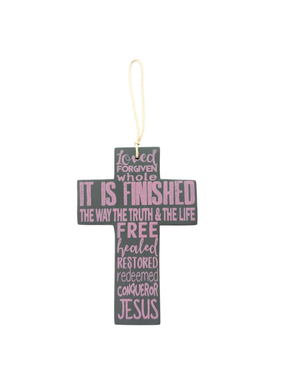 Easter Cross Plaque