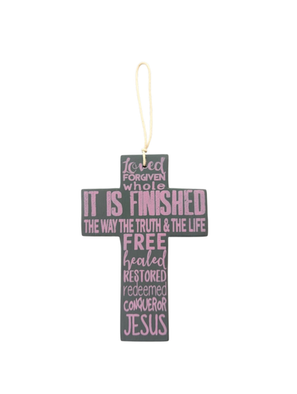 Easter Cross Plaque