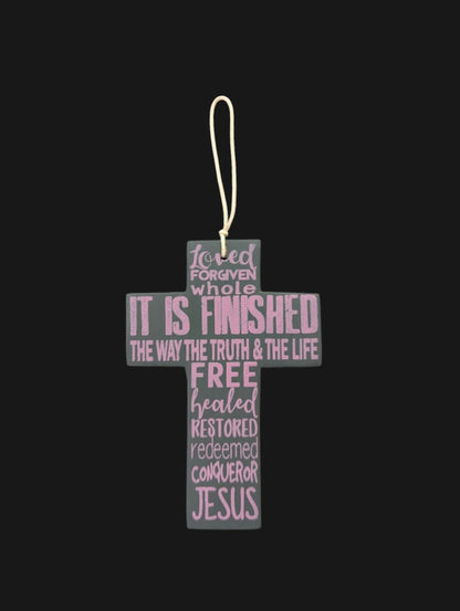Easter Cross Plaque