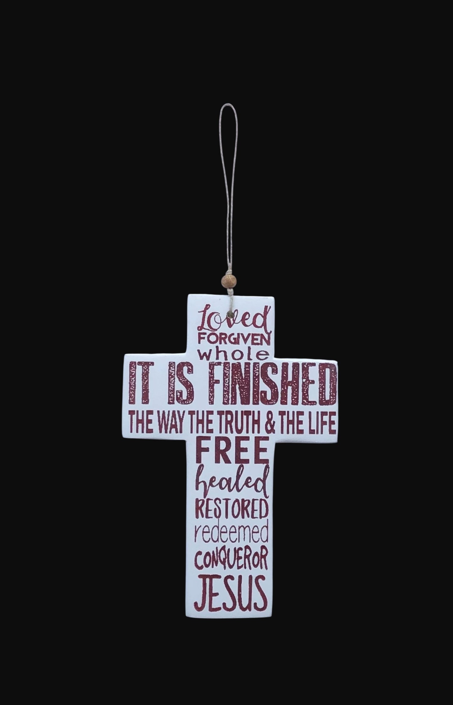 Easter Cross Plaque