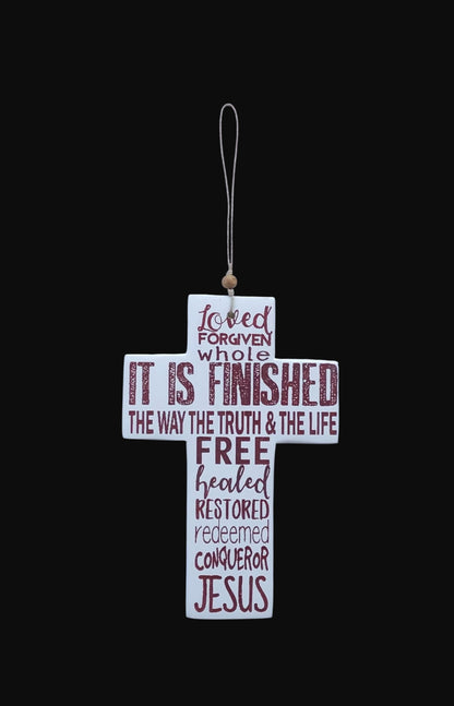 Easter Cross Plaque
