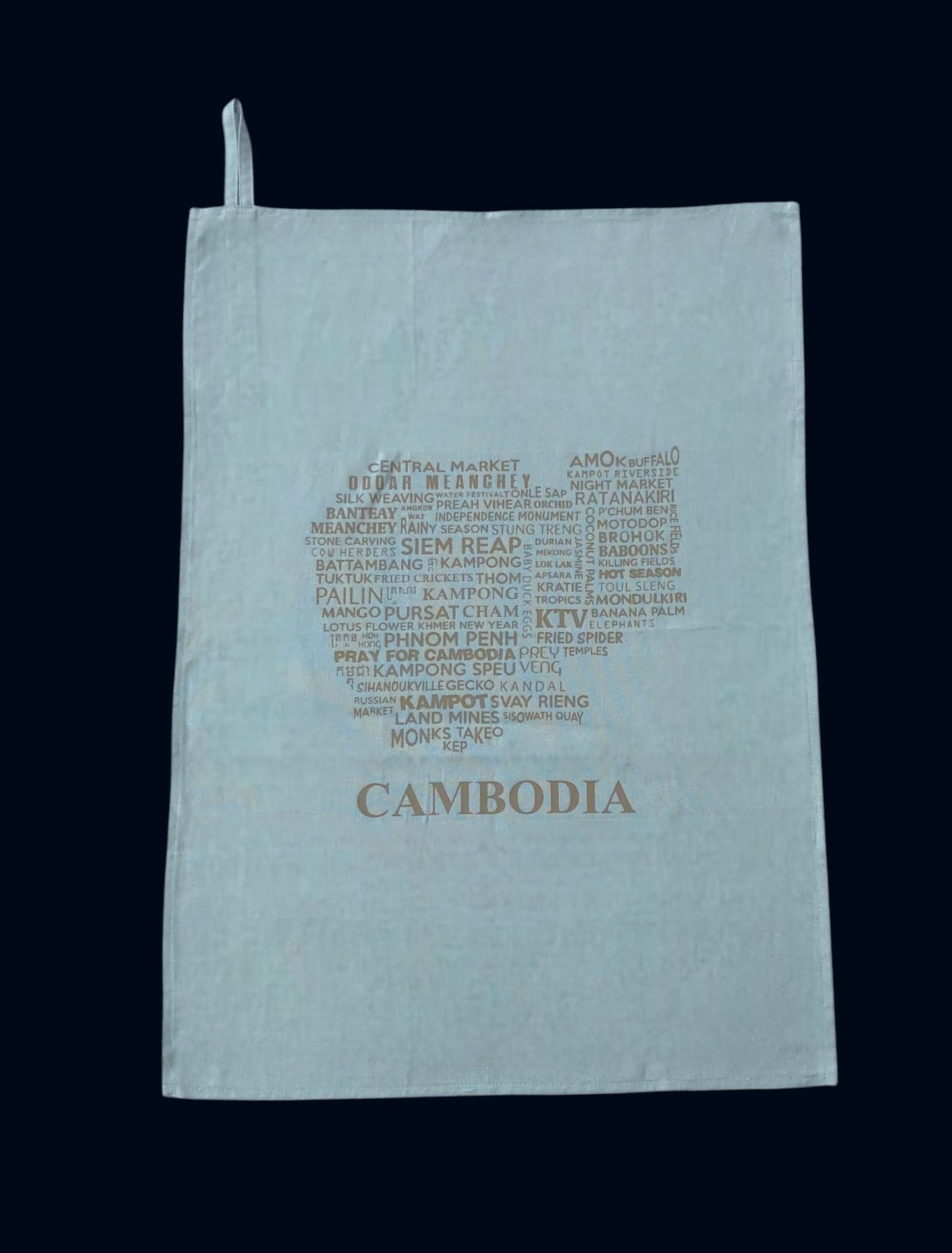 Map Tea Towel