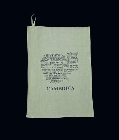 Map Tea Towel