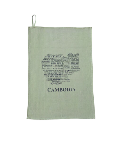 Map Tea Towel