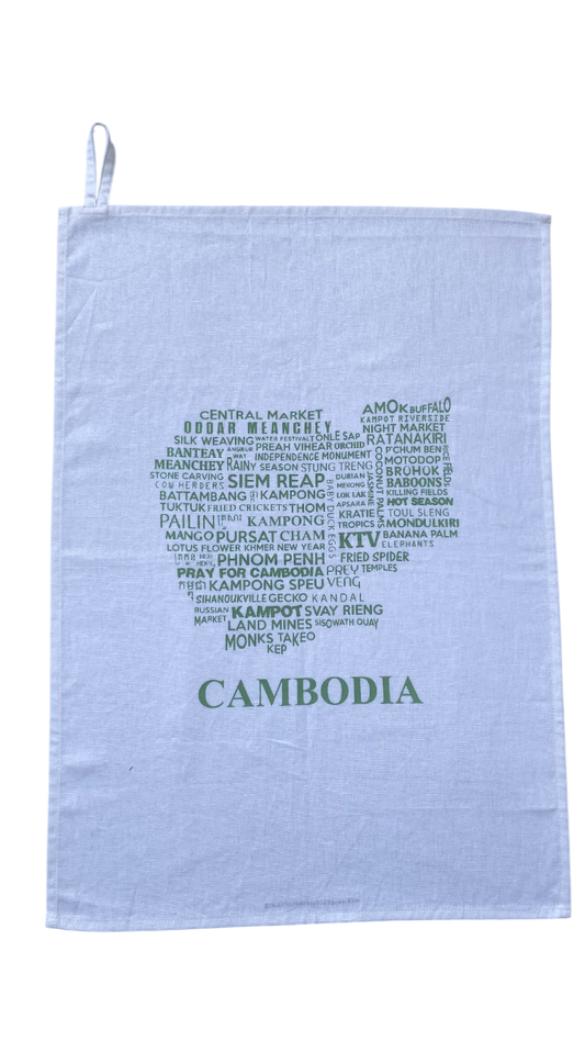 Map Tea Towel