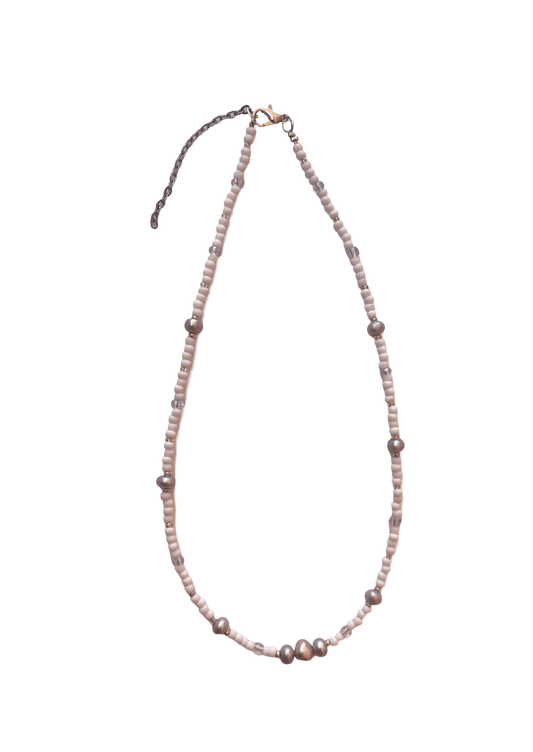 Grey Pearl  Necklace