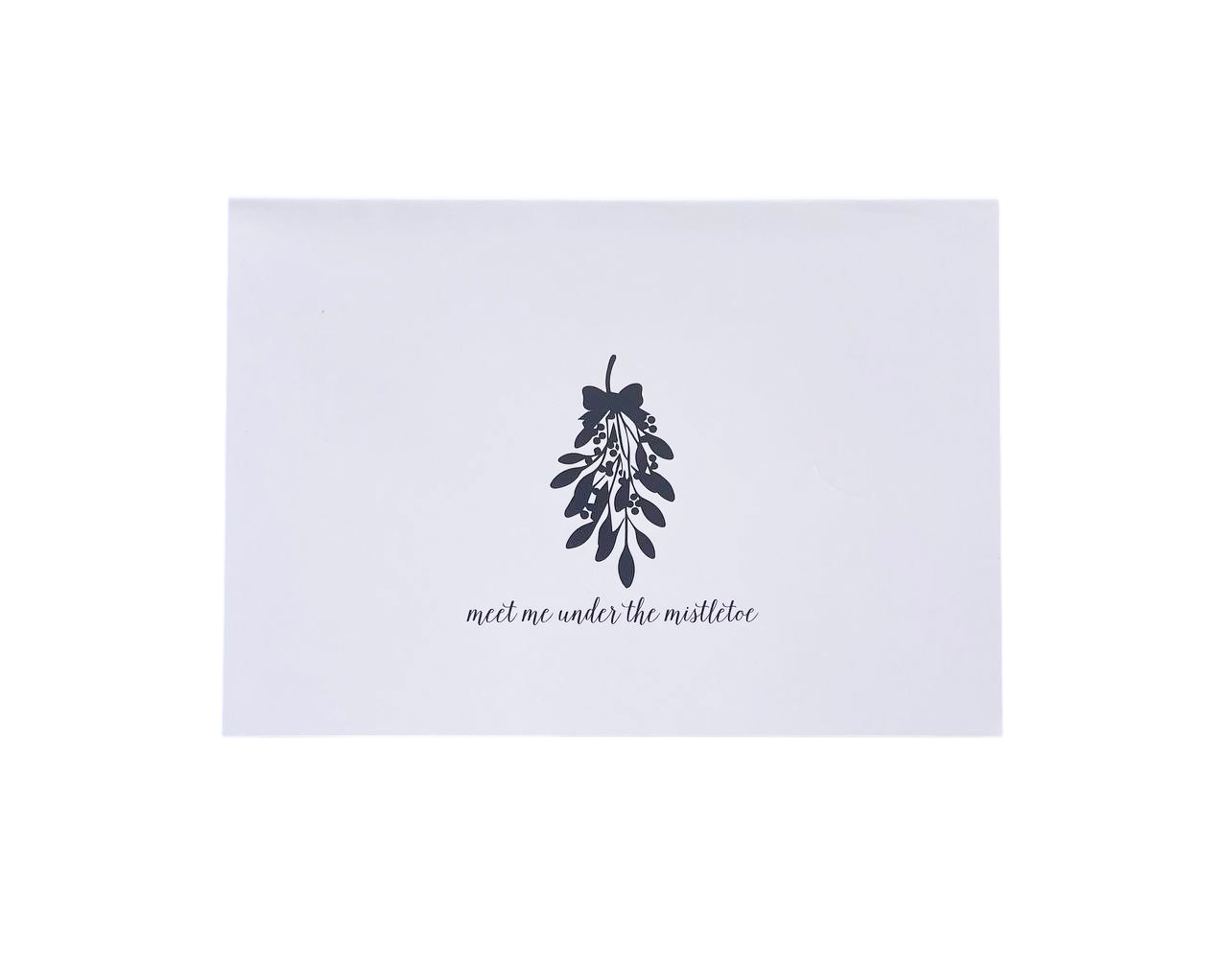 Mistletoe Christmas Card
