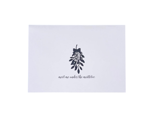 Mistletoe Christmas Card