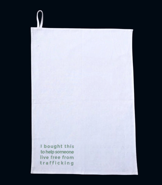 Trafficking Tea Towel