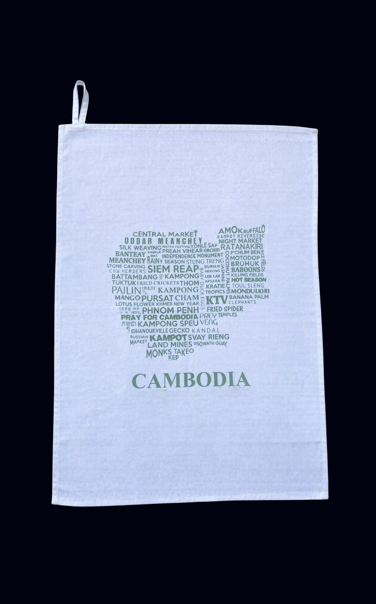 Map Tea Towel