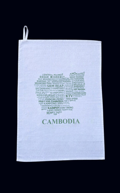 Map Tea Towel