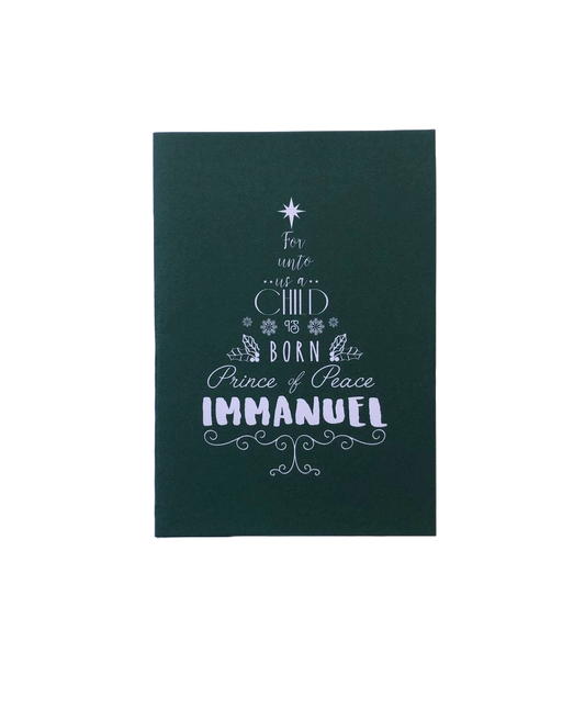 Christmas Immanuel Card New