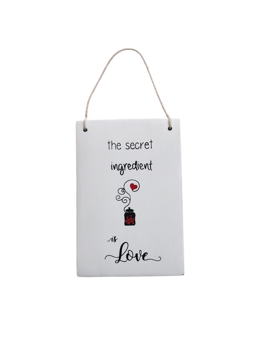 Secret Ingredient Plaque