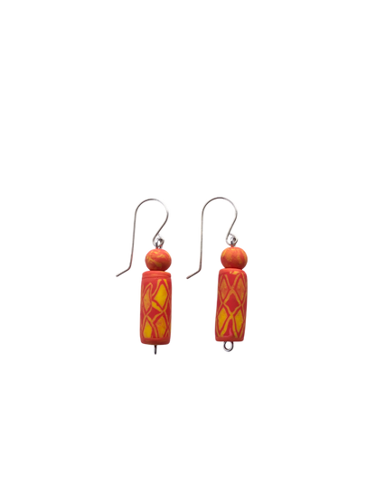 Kashmir  Earrings (ORANGE)