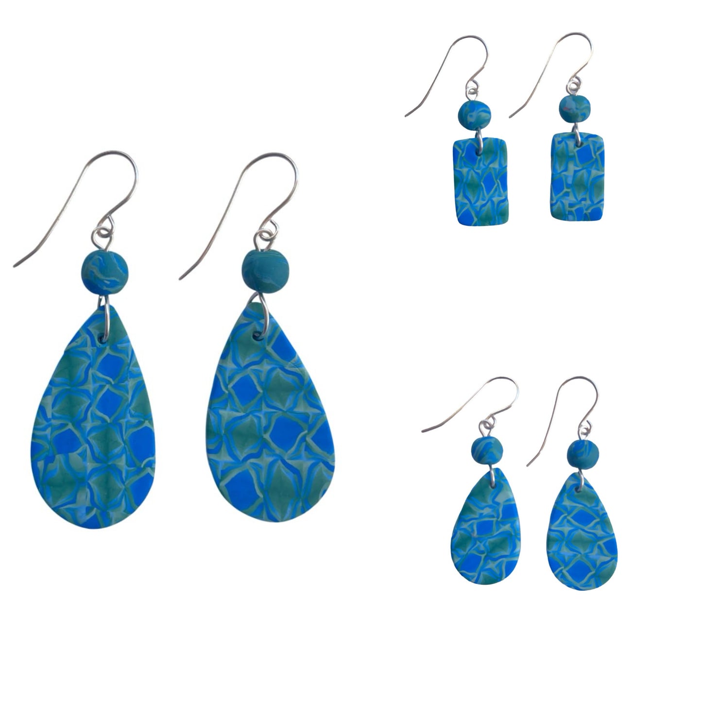Kashmir Earrings  (BLUE)