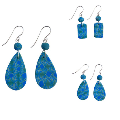 Kashmir Earrings  (BLUE)