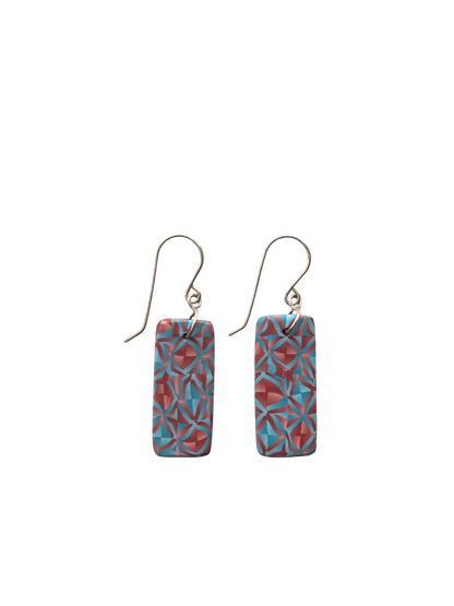 Kashmir Earrings - Terracotta