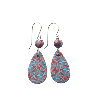 Kashmir Earrings - Terracotta