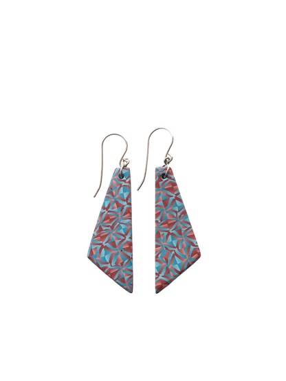 Kashmir Earrings - Terracotta