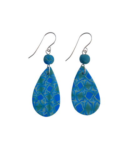 Kashmir Earrings  (BLUE)