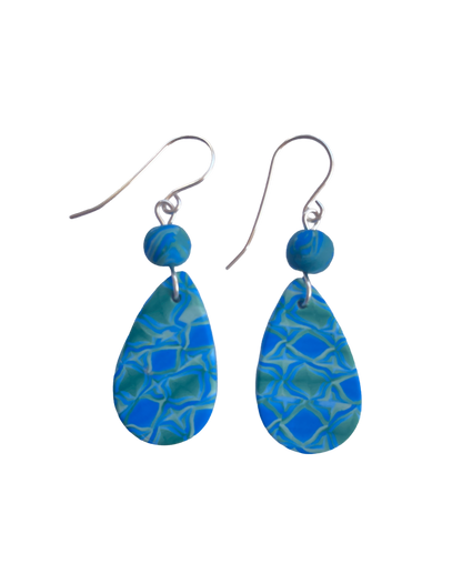 Kashmir Earrings  (BLUE)