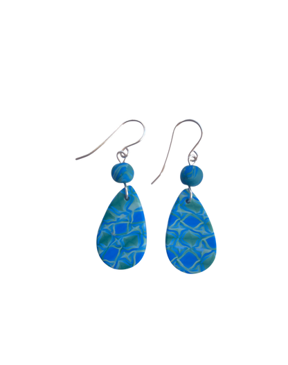 Kashmir Earrings  (Blue)