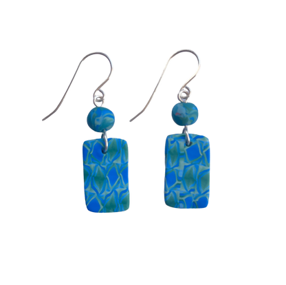 Kashmir Earrings  (BLUE)
