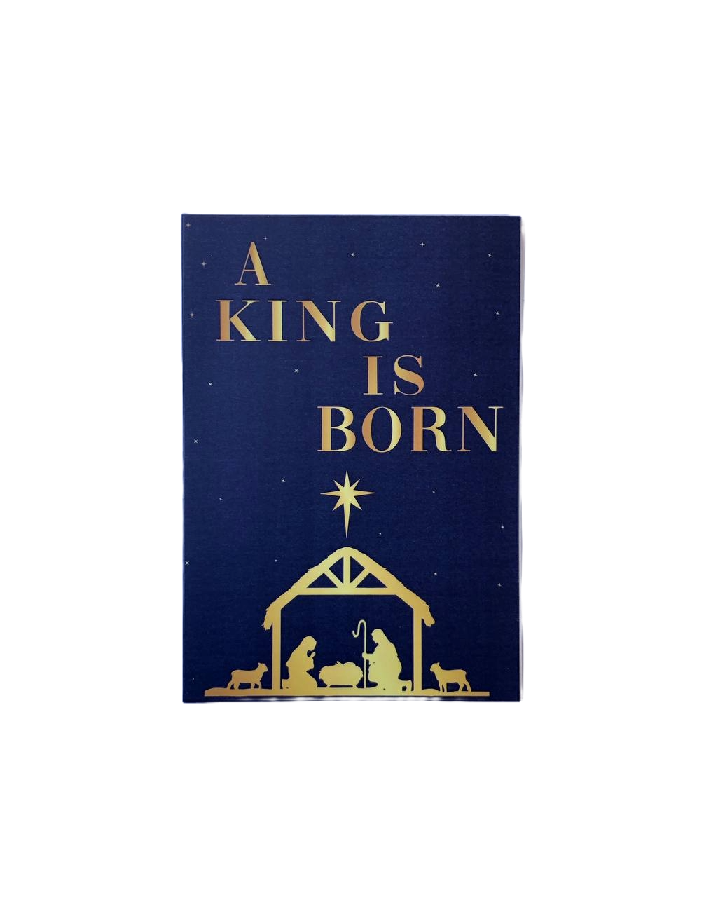 King is Born Card