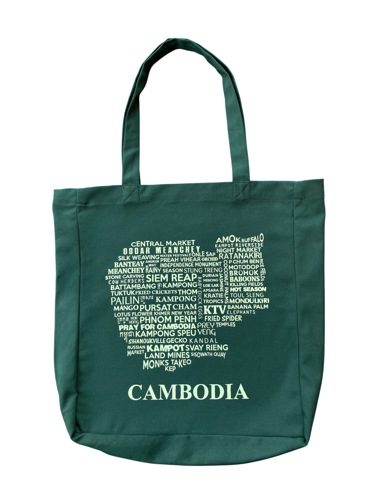 Map (Cambodia) Tote Bag