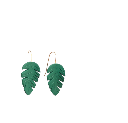 Monstera Earring