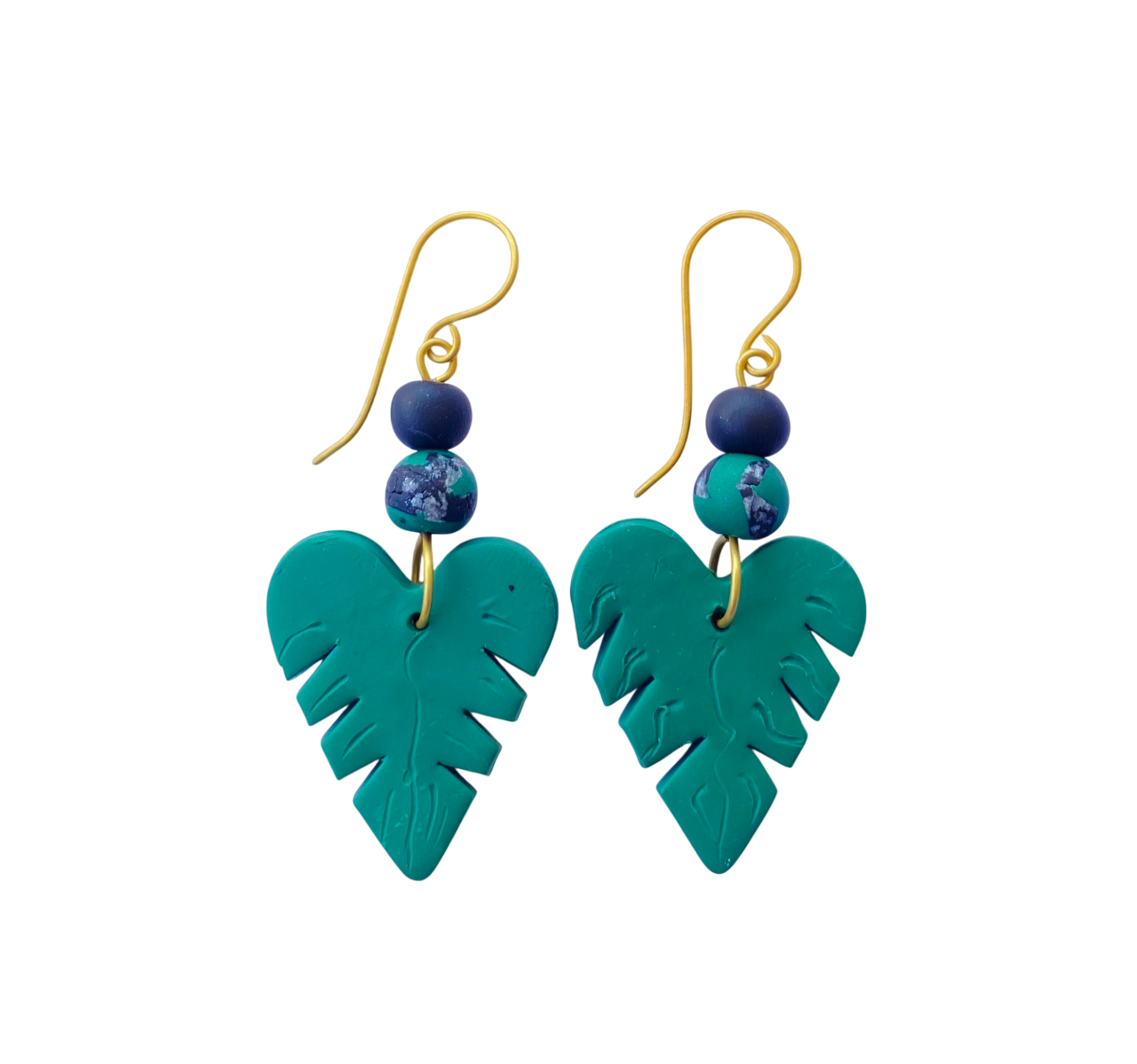 Monstera Leaf Earring