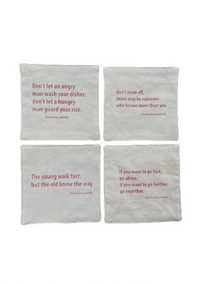 Proverbs Coaster (Set of 4)