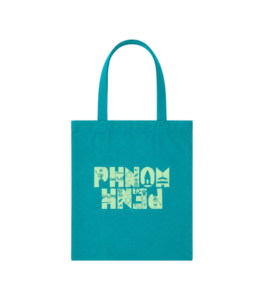 Phnom Penh Flat Tote Bag