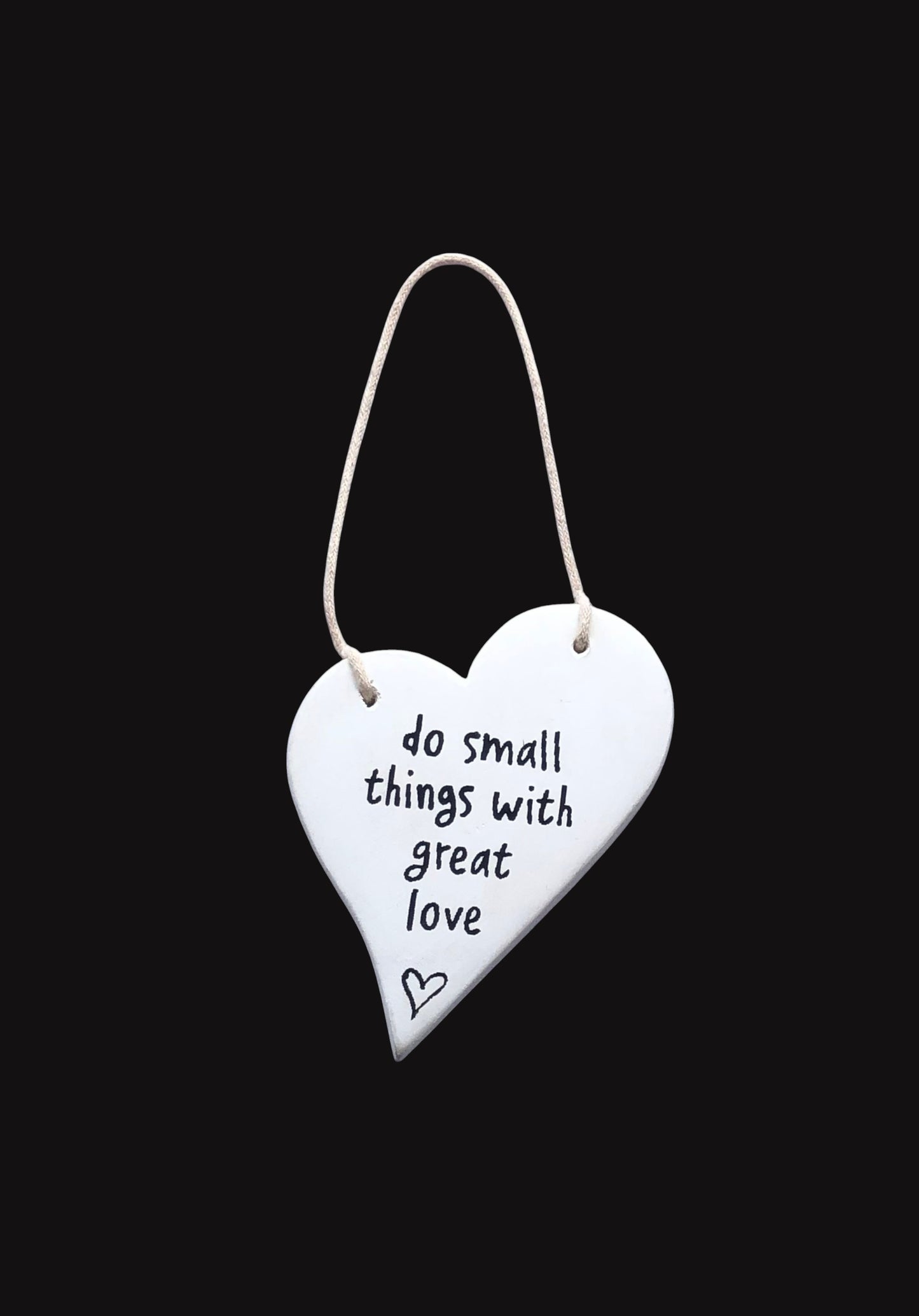 Small Things Plaque (Hanging Ornament)