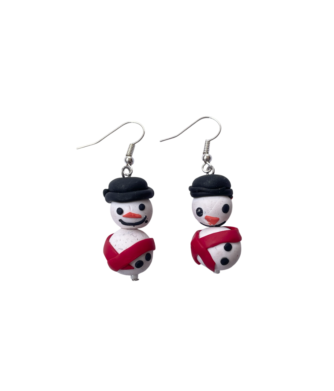 Snowman earrings