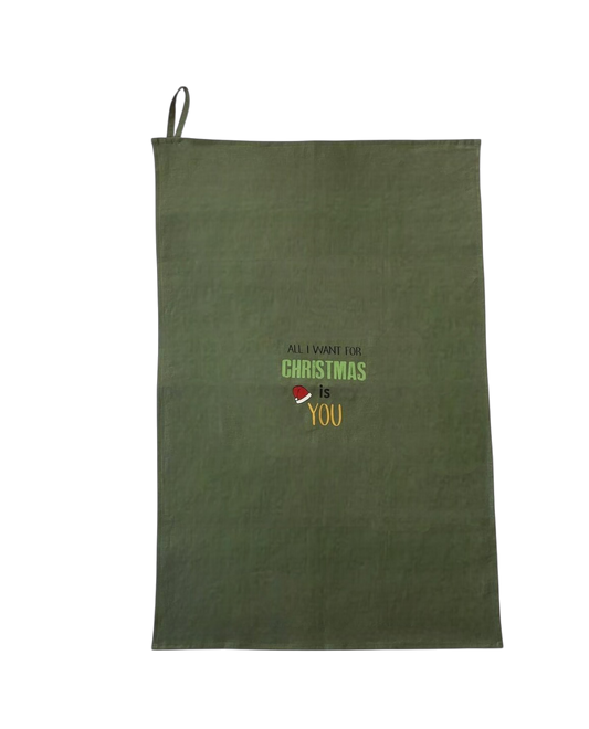 All I want tea towel